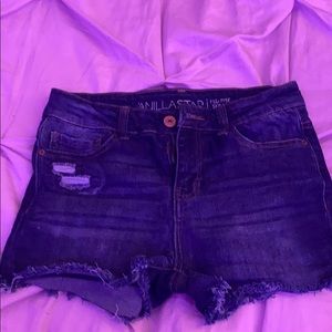 Mid rise shorts
